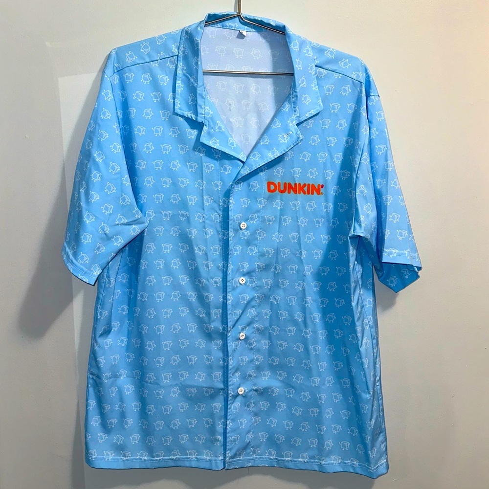 Dunkin’ donuts button down shirt
